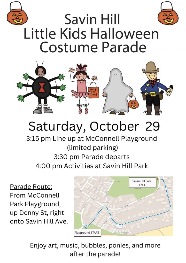 Savin Hill Little Kids Halloween Costume Parade 2022